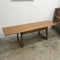 Sleigh Leg Extension Mid Century Coffee Table