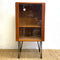 Mid Century Danish Dyrlund Teak Entertainment Display Cabinet