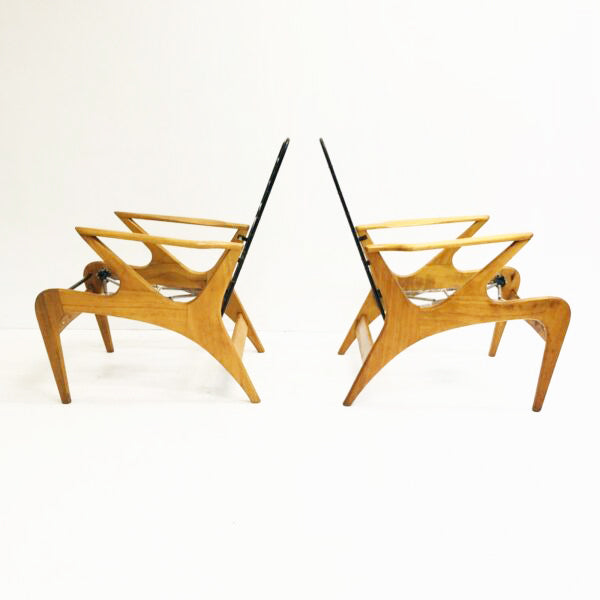 Spectacular Mid Century Armchairs - restored and reupholstered