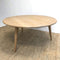 Stunning Danish Round Coffee Table By Hans Wegner
