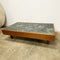 Stunning Mid Century Architect Designed Green Marble and wood coffee table