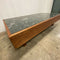 Stunning Mid Century Architect Designed Green Marble and wood coffee table
