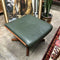 Tessa Green Leather Foot Stool