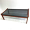 Mid Century Tessa Smoked Glass Coffee Table