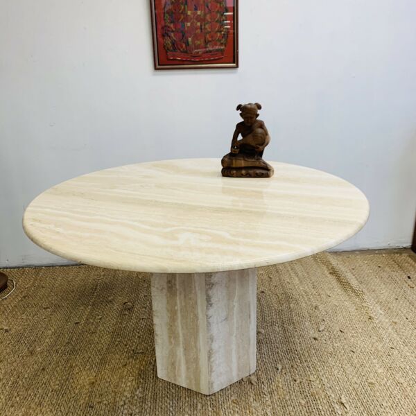 Travertine Dining Table
