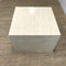 Travertine Side Tables Or Coffee Tables - 2 Available