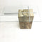 Travertine and Glass Cantilevered Side Tables
