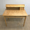 Vintage Biedermeier Style Burch Burl Wood Veneer Writing Desk