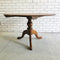 Vintage Cedar Tilt Top Circular Table