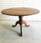 Vintage Cedar Tilt Top Circular Table