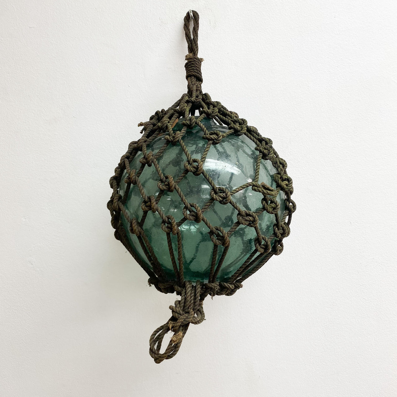 Vintage Green Glass Fishing Float Buoys - 2x available