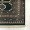 Vintage Hand Knotted Green Persian Wool Rug
