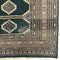 Vintage Hand Knotted Green Persian Wool Rug