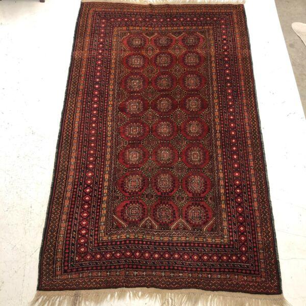 Vintage Hand Knotted Persian Wool Rug