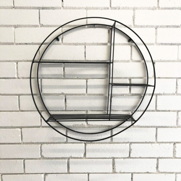 Vintage Mid Century Wrought Iron Garden Shadow Box 1960s