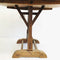 Vintage Round French Vigneron Tilt Top Wine Tasting Table
