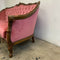 Vintage Watermelon Pink Italian Sofa