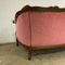 Vintage Watermelon Pink Italian Sofa