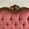 Vintage Watermelon Pink Italian Sofa