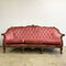 Vintage Watermelon Pink Italian Sofa