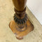 Vintage Wooden Standard Lamp With Designer Custom Light Shade
