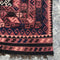 Vintage Wool Kilim Diamond Patterned Rug