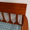 Vintage 1920's Upholstered Maple Bench Seat
