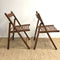 Vintage folding Teak chairs