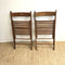 Vintage folding Teak chairs