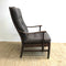 Mid Century Danish Brown Leather Armchair