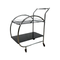 Vintage Art Deco Chrome and Glass Drinks Trolley / Cocktail Bar Cart Circa 1930