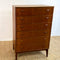 Mid Century Teak Danish Tallboy Chest Of Drawers
