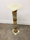 Superb Petit Art Deco French Onyx Marble Pedestal