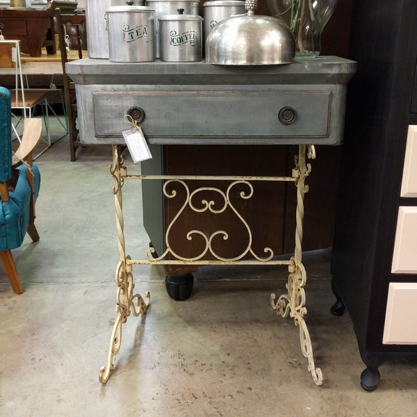 Vintage Metal Console Table