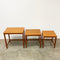 Set of Three Parker Nesting Tables Mid Century Coffee Table