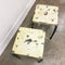 Pair 1950s Painted Metal Industrial Side Tables