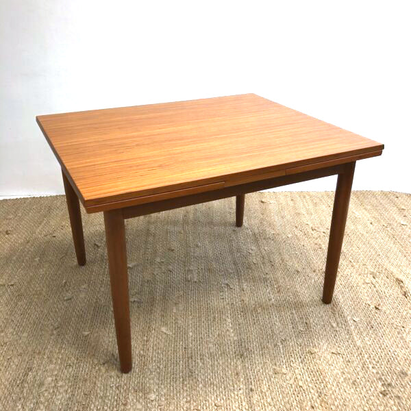 Mid Century Square Extension Dining Table