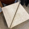 Vintage Split Level Travertine Sectional Coffee Table