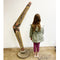 Rare Retro Concrete Garden Boomerang Ornament Statue - Very Tall