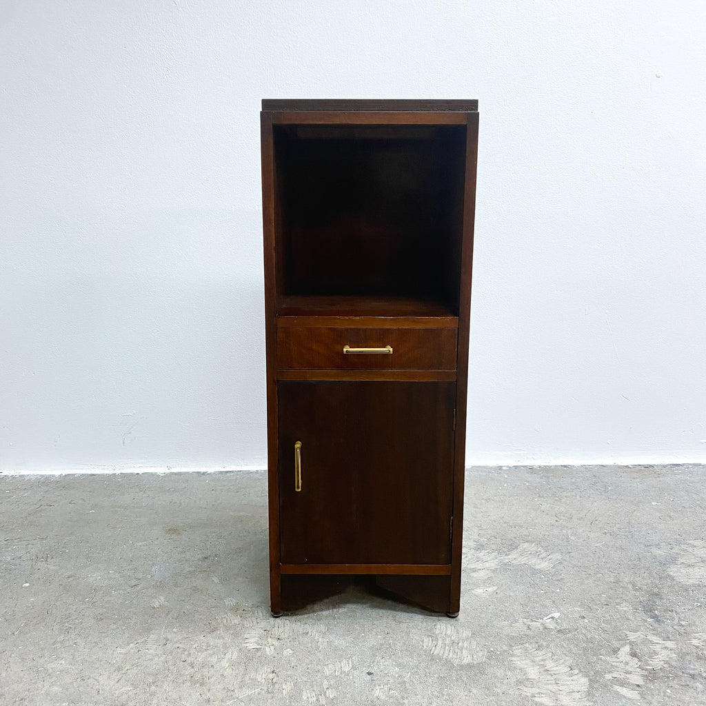 1940s Art Deco Compact Cabinet With Bakelite Handles