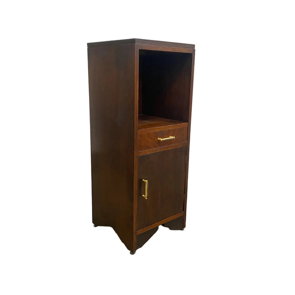 1940s Art Deco Compact Cabinet With Bakelite Handles