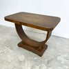 Art Deco "D" Base Side Table 1940s