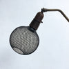 1950's Danish Standard Lamp With Grooved Brass Riser Original Bakelite Fittings