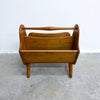 1950s Funky Timber Magazine Rack