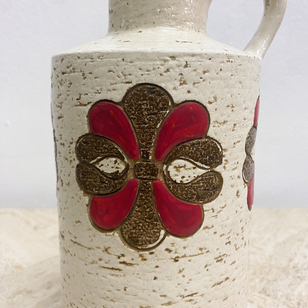 1960's Aldo Londi For Bitossi Italian Pottery Jug Vase