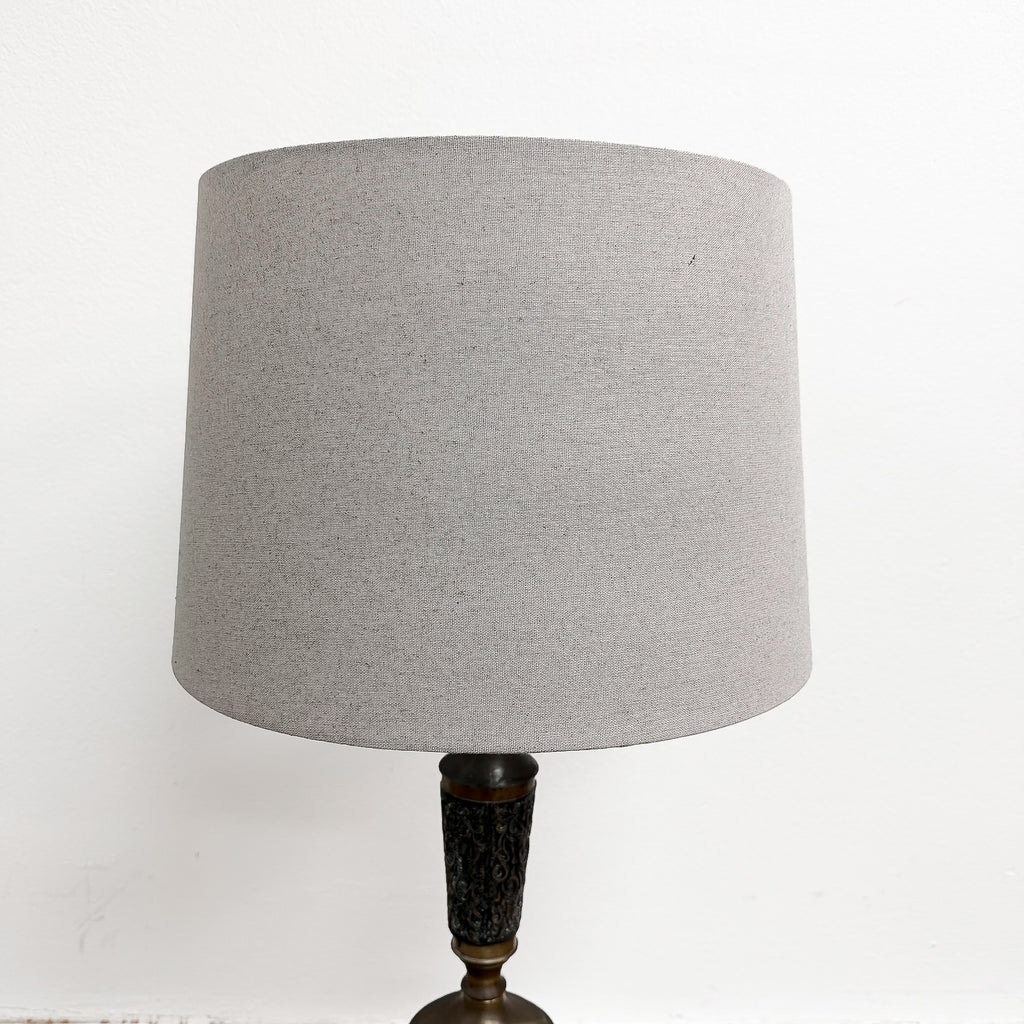 1960's Brass Table Lamp In Mid Century Decorative/ Revivalist Style