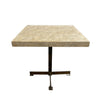 1960's Mid Century Custom Made Capiz Shell & Brass Side Table
