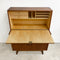 1960's Retro Noblett Drop Front Teak Writing Bureau Desk