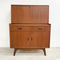 1960's Retro Noblett Drop Front Teak Writing Bureau Desk