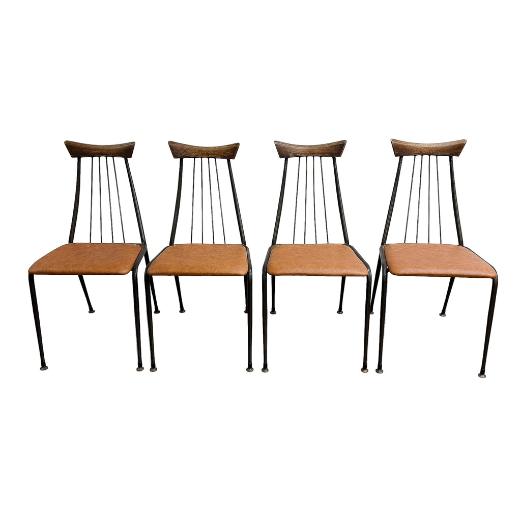 1960's Set Of Four Framac 'Viking' Dining Chairs 